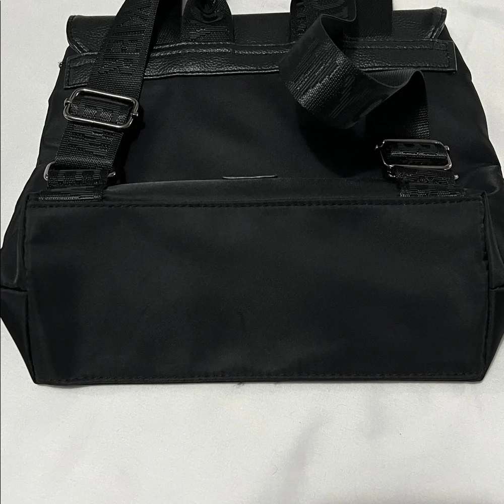 Botkier Black Vinyl Trigger Backpack